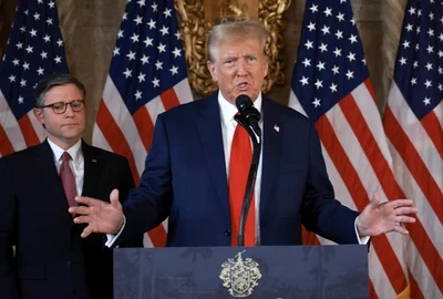 Donald Trump și Mike Johnson Foto Getty Images jpg
