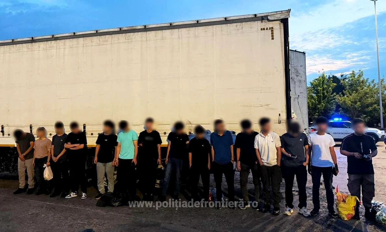 Imigranți prinși de Poliția de Frontieră
