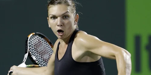 Simona Halep la Miami Open FOTO AP