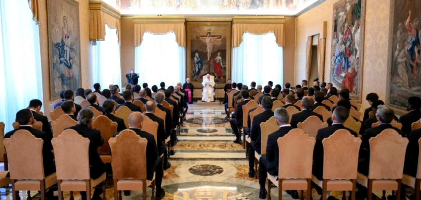 Inter Milano, în vizită la Vatican  Foto/vaticannews.va