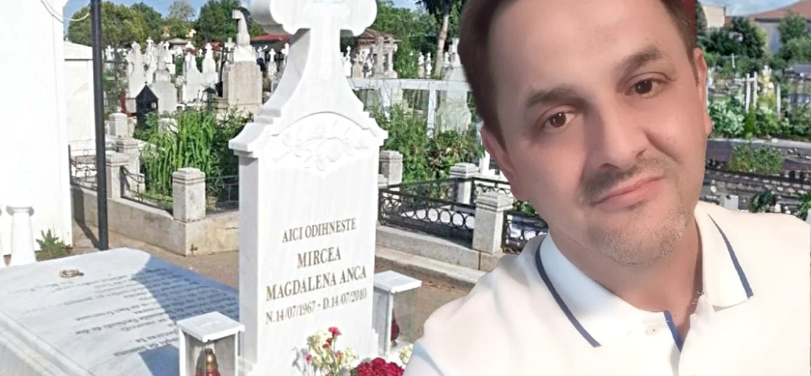 Marian Manole a împărțit pachete cu mâncare, la cimitir, la 14 ani de la decesul Mădălinei