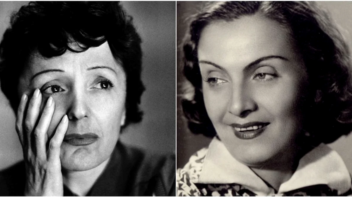 Privighetori: Edith Piaf şi Maria Tănase jpeg