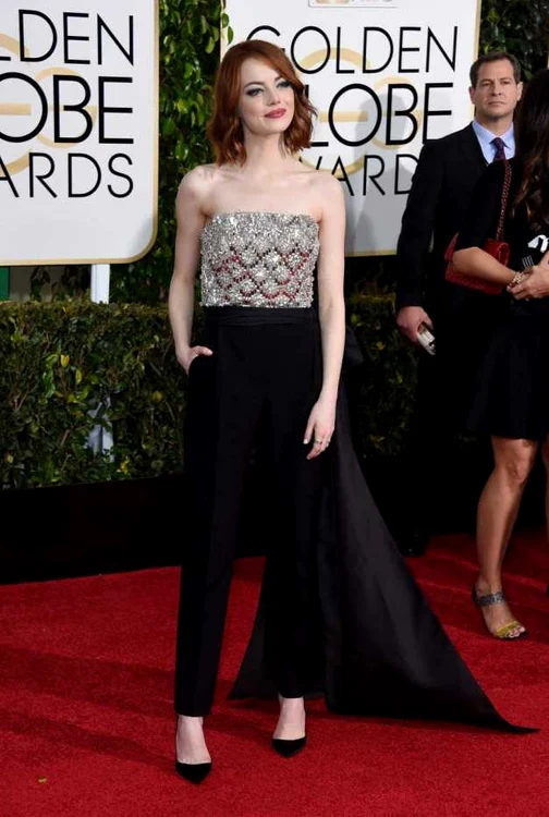 emma stone globurile de aur 2015 foto getty images