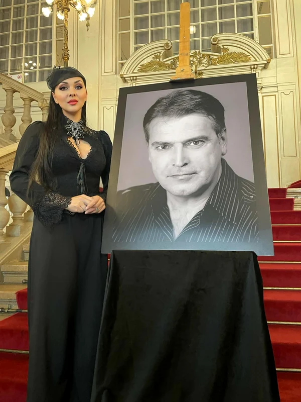 Medana Oprea a venit să-și ia „Adio!” cu lacrimi în ochi de la bunul său prieten Ioan Isaiu Foto: arhiva personală 