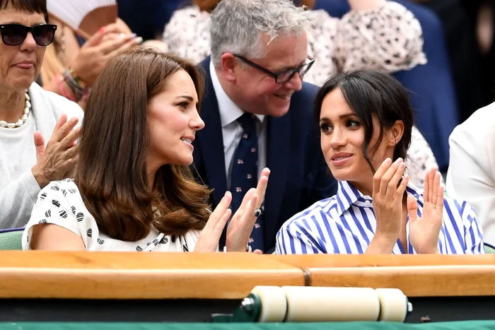 Ducesa Catherine si ducesa Meghan in tribunele de la Wimbledon. FOTO Gulier/Gettyimages