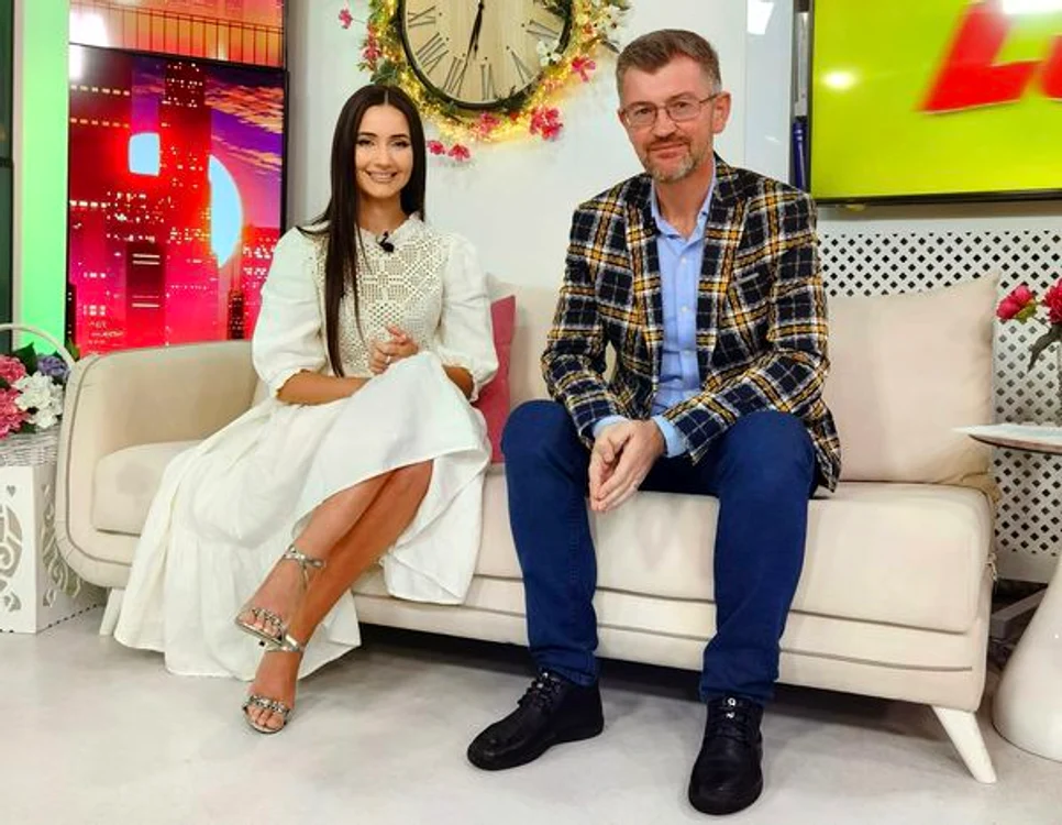 Andrei Ando a participat și la emisiunea Luminiței Cucu FOTO Andrei Ando 