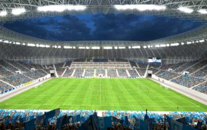 Primele imagini 3D cu noul stadion din Craiova Foto: Digisport