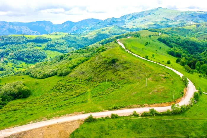 Zona străbătută de drumul județean din Alba FOTO Facebook/ Județul Alba