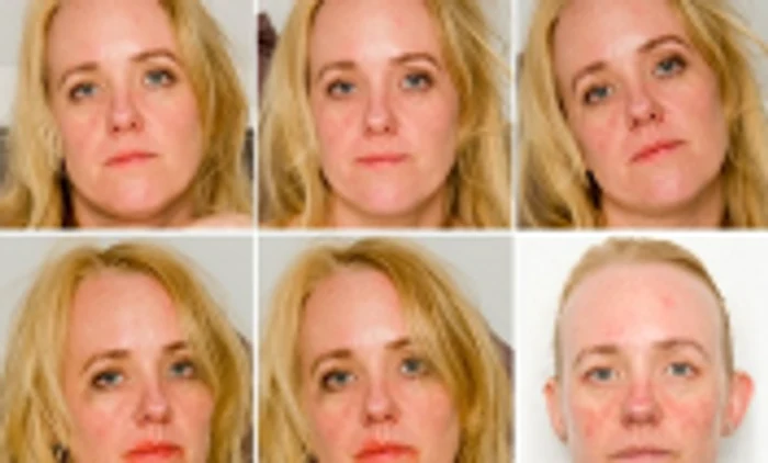 Jurnalista britanică Anne Pursglove nu s-a demachiat timp de o lună de zile FOTO Captura Daily Mail
