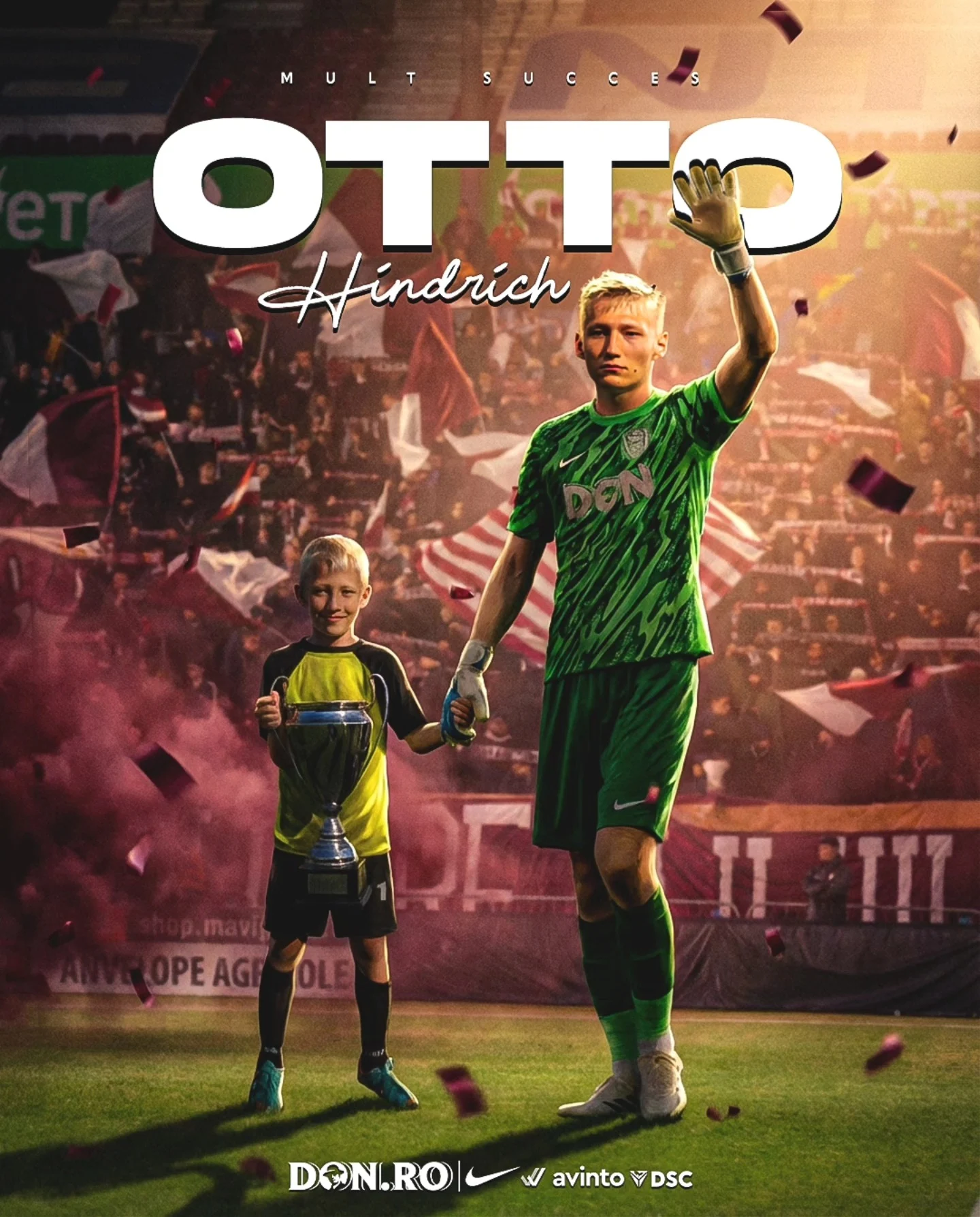 CFR Cluj și-a vândut portarul în Polonia. Otto Hindrich a fost crescut de la 6 ani de ardeleni