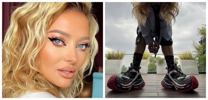 Delia și-a uimit fanii cu noile încălțări / FOTO: Colaj social media