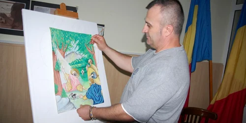 detinut pictor galati