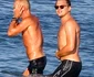 Leonardo Dicaprio appears self conscious when spotted shirtless in Malibu jpeg