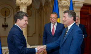 Nicuşor Dan si Președintele Curții de Conturi Europene, Tony Murphy FOTO ADM PREZIDENTIALA jpg