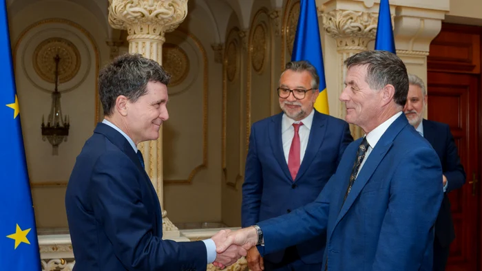 Nicuşor Dan și Tony Murphy. FOTO Administrația Prezidențială