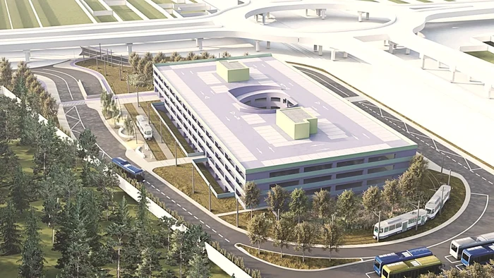 Park & ride/FOTO: Facebook/Ciprian Ciucu