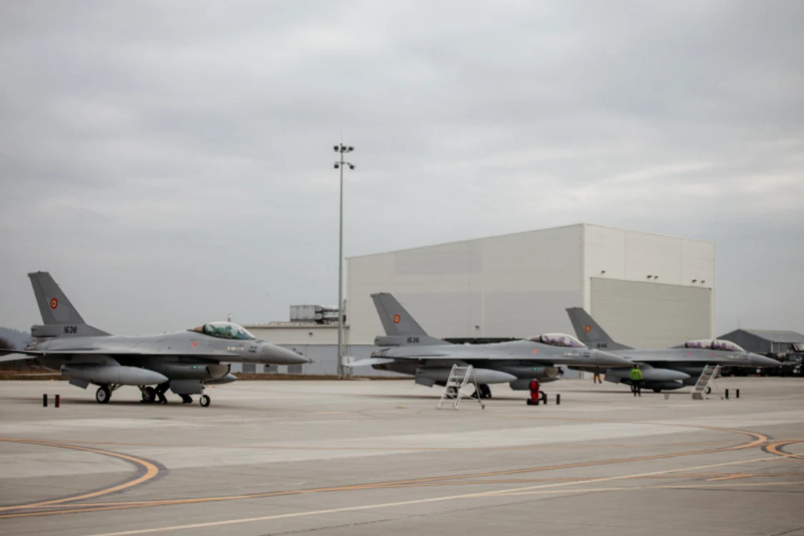 Aeronave F-16 ale Forțelor Aeriene Române. FOTO: Ministerul Apărării