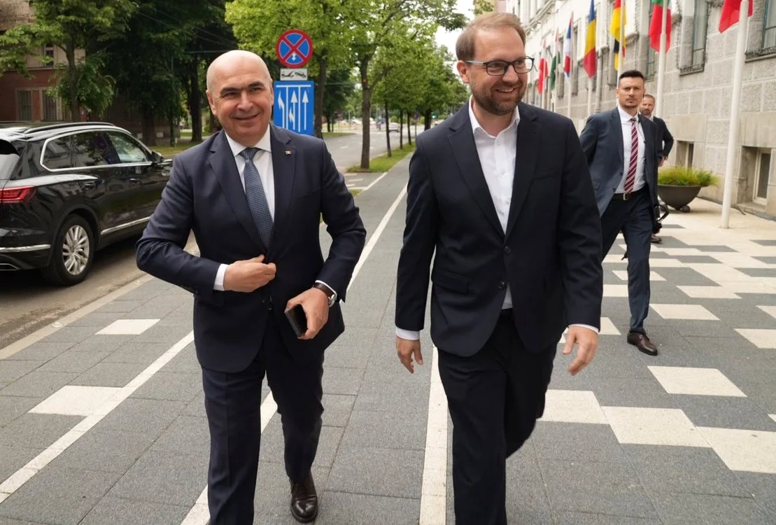 Ilie Bolojan și Dominic Fritz