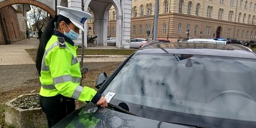 Autocolante politia locala FOTO Politia Locala Timisoara