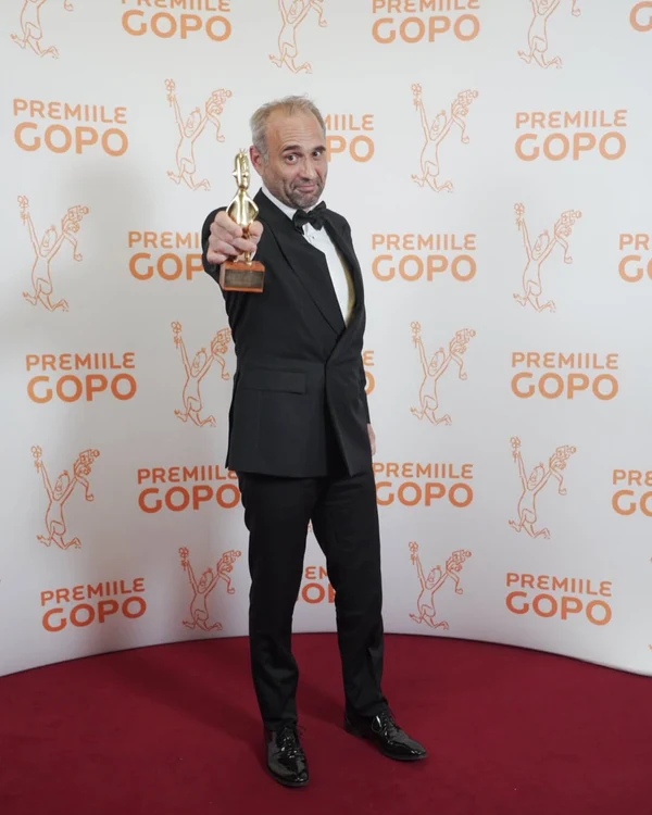 Rolul lui Gelu i-a adus lui Adrian Văncică un premiu Gopo în acest an. FOTO: arhiva personală