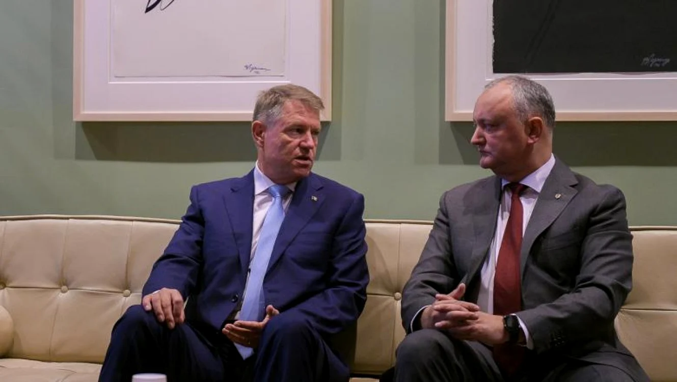Klaus Iohannis şi Igor Dodon