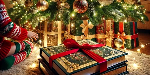 DALL·E 2024 12 20 17 26 06   A close up view of a Christmas tree with enhanced glowing lights, intricate and sparkling ornaments, and beautifully arranged tinsel  The tree appears jpg