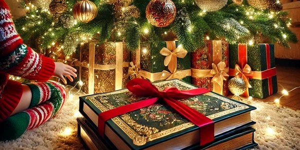 DALL·E 2024 12 20 17 26 06   A close up view of a Christmas tree with enhanced glowing lights, intricate and sparkling ornaments, and beautifully arranged tinsel  The tree appears jpg