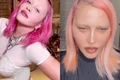 Madonna și a distrus fața jpg