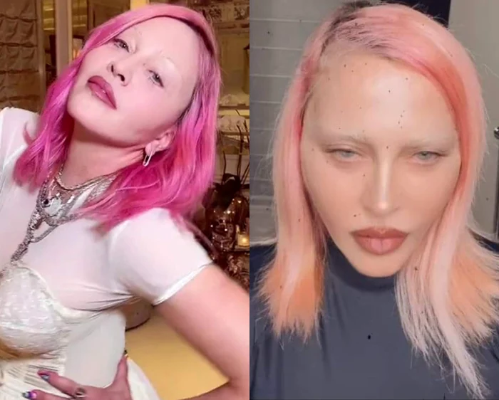 Madonna și-a distrus fața (Foto: capturi video)