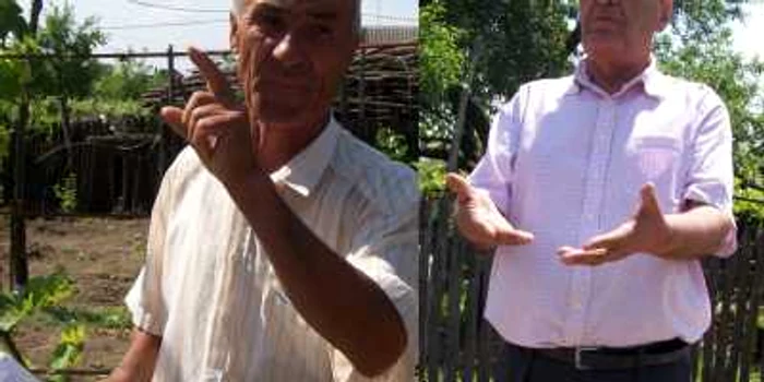 Consilierul local Constantin Ţurlea (stânga) îl acuză pe primarul Constantin Ghencioiu (dreapta) că l-a obligat să-l masturbeze FOTOGRAFII: A. MITRACHE