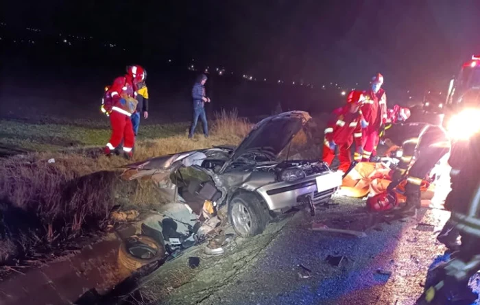 Accident Brașov FOTO ISU