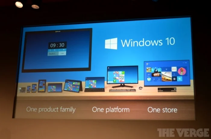 Imagine de la lansarea Windows 10Foto The Verge