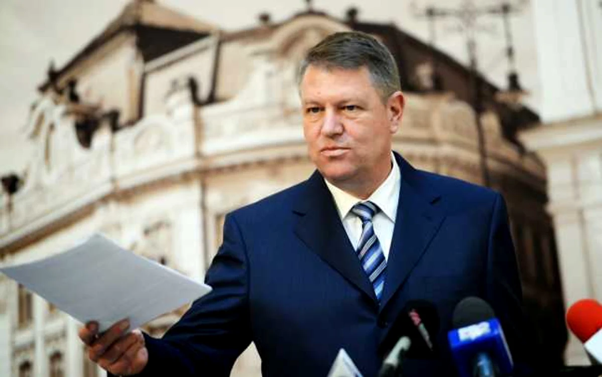 Iniţiativa aparţine preşedintelui Klaus Iohannis