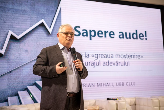 Ciprian Mihali vorbește despre educația din România. FOTO: Arhivă personală