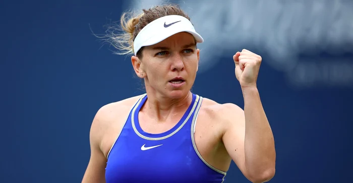 Simona Halep, din nou în acțiune. Foto EPA EFE