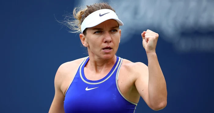 Simona Halep, la a doua aventură după reducerea suspendării. Foto Getty images
