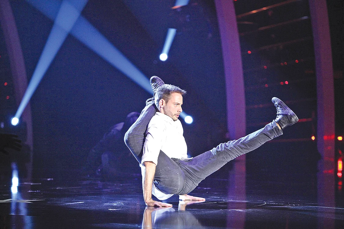 
    Bogdan Bolohan a fost preferatul celor care au urmărit vineri seara «Românii au talent»Foto: PRO TV  