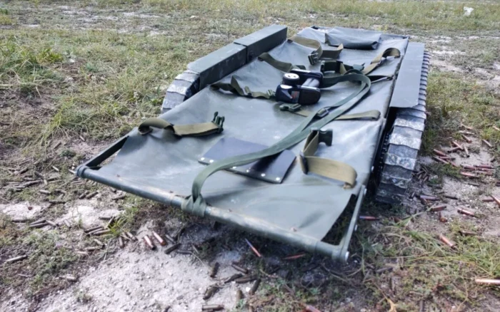 Targa poate fi adaptată ca să transporte muniție și apă FOTO Armyinform.com.ua