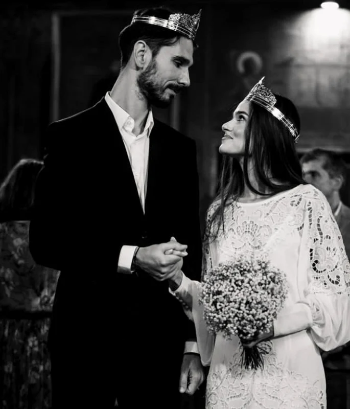Theo Rose și Anghel Damian s-au căsătorit foto: Instagram 