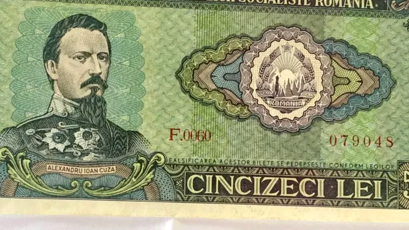 Bancnotă de 50 de lei. Foto: arhiva.