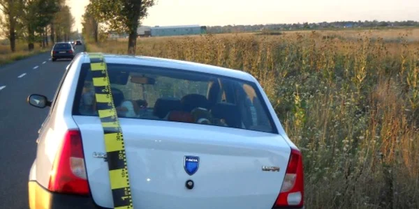 Autoturismul a fost descoperit de poliţişti în trafic (foto arhiva)