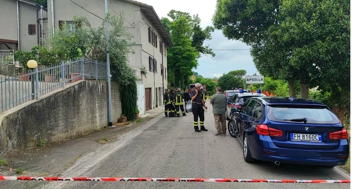 Zona a fost securizată FOTO Corriere Adriatico