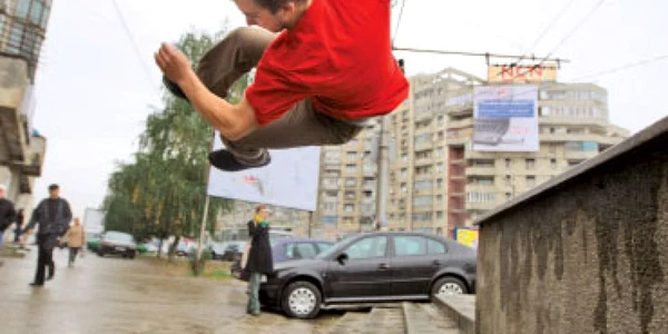 FOTO / VIDEO Spiderman de România