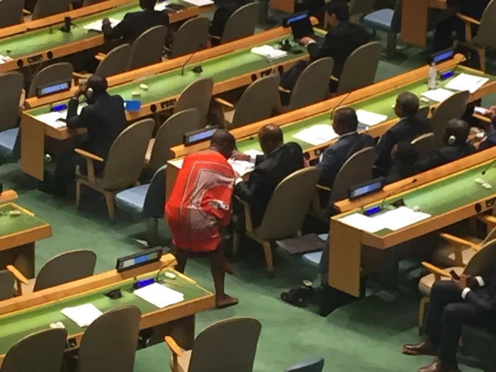 In genunchi la ONU