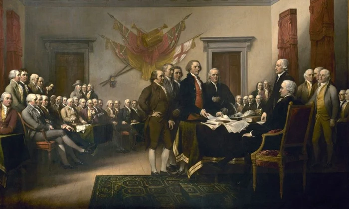 Declaraţia de independenţă din 4 iulie 1776, actul de naştere al naţiunii americane jpeg