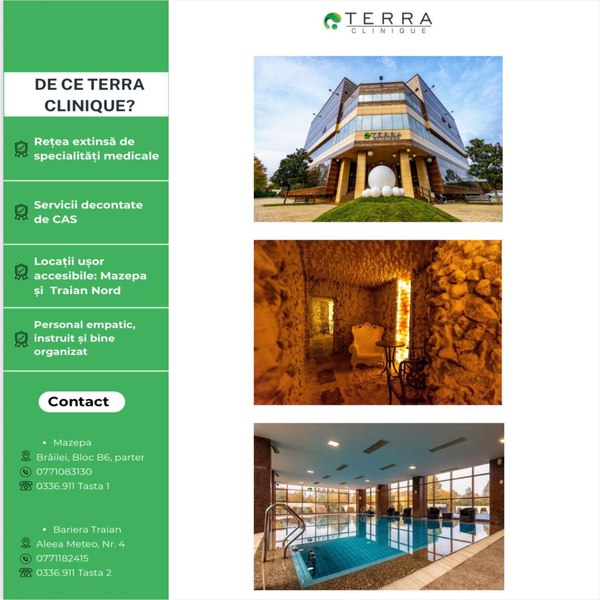 Terra Clinique Galati - un centru medical care aduce excelență în sănătate! 