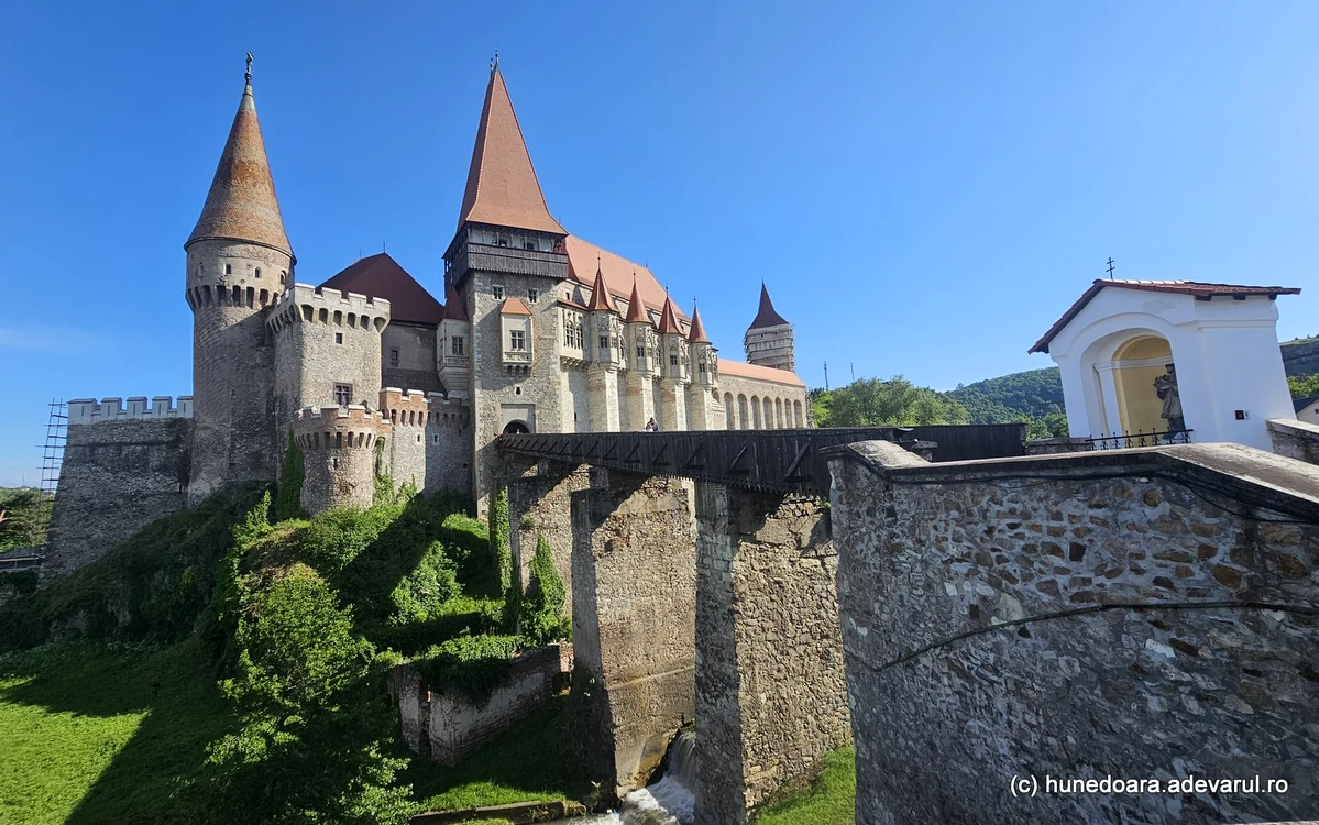 Castelul Corvinilor din Hunedoara. Foto Daniel Guță. ADEVĂRUL