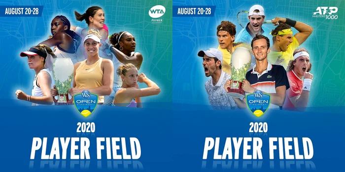 La Western & Southern Open s-au înscris o mare parte dintre jucătorii de tenis importanțiFoto: Facebook/Western & Southern Open