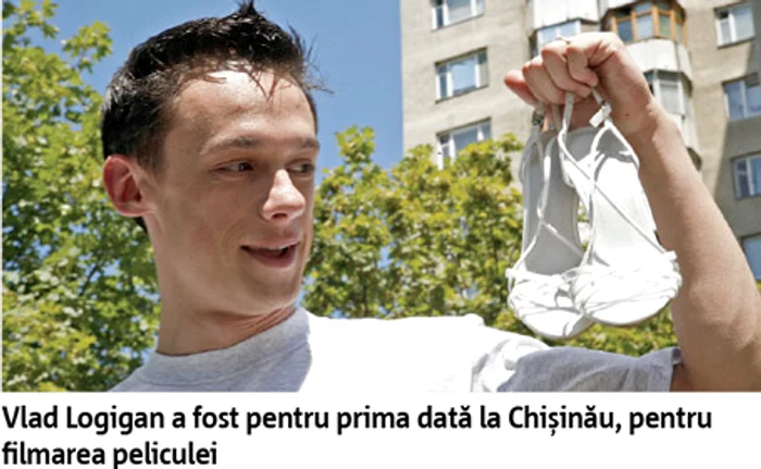 Vlad Logigan a fost pentru prima dată la Chişinău, pentru filmarea peliculei