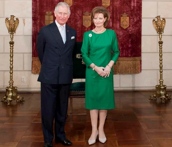 Regele Charles al III-lea alături de Principesa Margareta FOTO Casa Regală a României